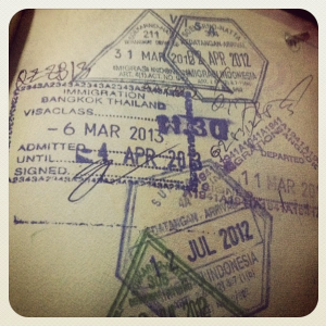 Bangkok Trip - Signed Passport
